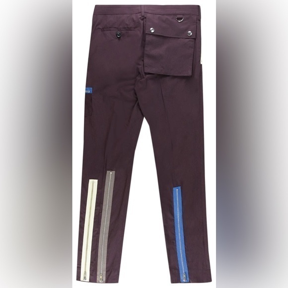 Undercover Other - undercover jun takahashi chaos and balance maroon bondage zipper cargo pants uc